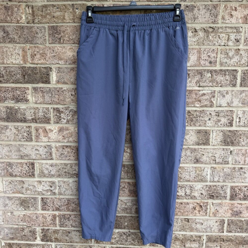 Amazon Essentials Women's Size M Studio Woven Stretch Crop Jogger Pants Pockets